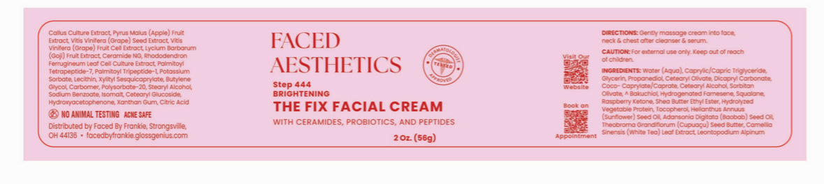 The Fix Facial Cream